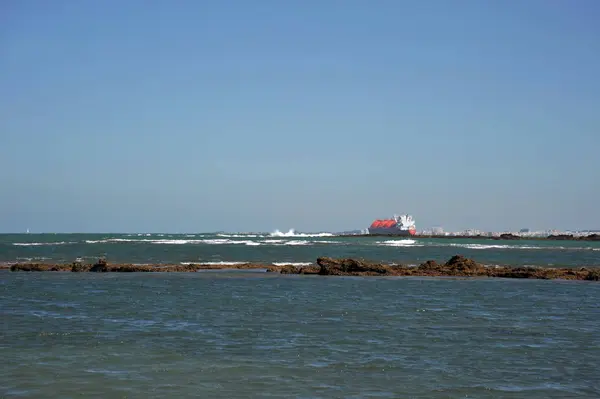 Cadiz Spanya Temmuz 2011 Atlantik Okyanusu Nun Cadiz Körfezi Nin — Stok fotoğraf