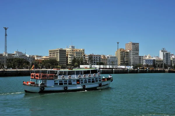 Cadiz Spain July 2011 Ships Harbor Seaport Cadiz Shores Cadiz — Stock Photo, Image