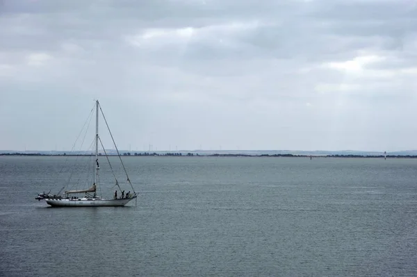 Cadiz Spain July 2011 Sailing Yachts Harbor Seaport Cadiz Coast — Stock Photo, Image