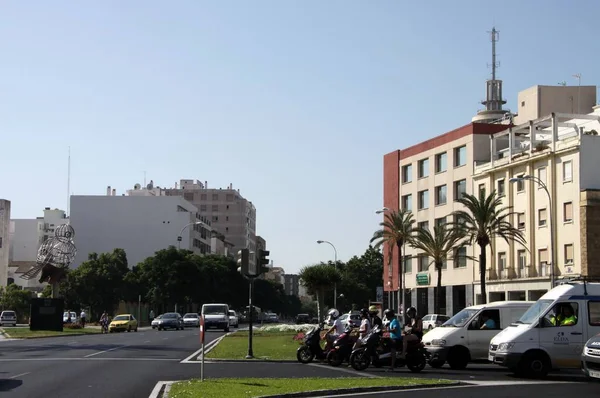 Cadiz Spanya Temmuz 2011 Anayasa Meydanı Cadiz Ana Kareleri Biridir — Stok fotoğraf