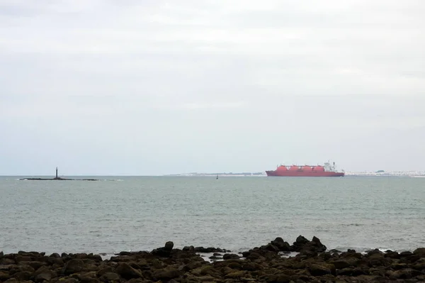 Cadiz Spanya Temmuz 2011 Atlantik Okyanusu Nun Cadiz Körfezi Nin — Stok fotoğraf