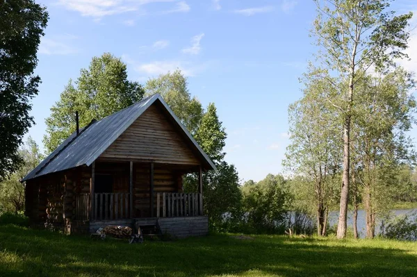 Bad am See in krasilov.west-sibirien. Russland — Stockfoto