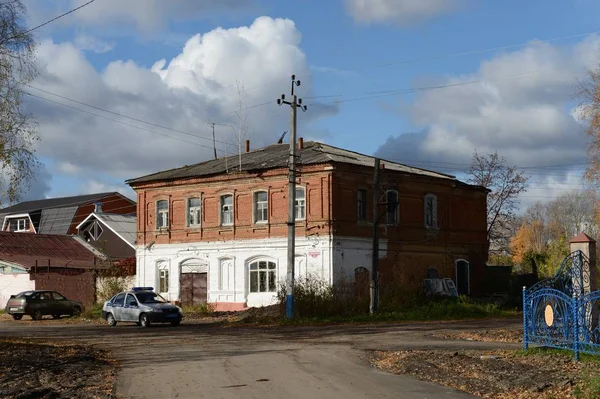 Ryazjsk Rusland Oktober 2017 Oud Appartementencomplex Aan Karl Marx Straat — Stockfoto