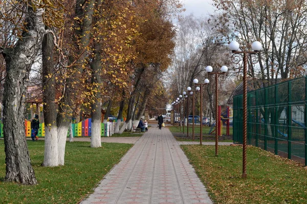 Ryazhsk şehrindeki özgürlük meydanı. Ryazan bölgesi — Stok fotoğraf