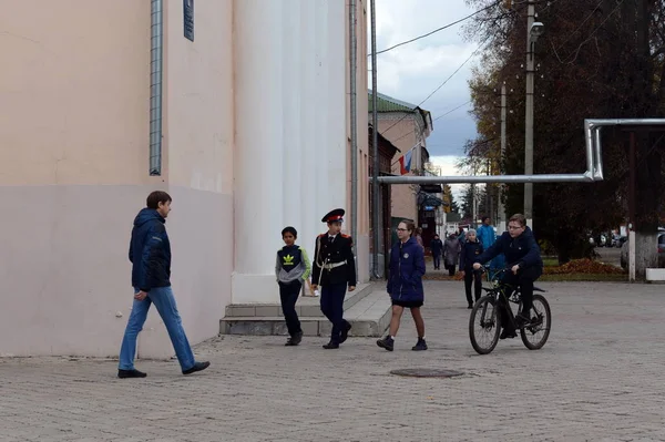 На улице Карла Маркса в г. Рязанске. Рязанская область — стоковое фото