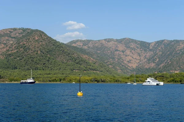 Marmaris Turquie Octobre 2019 Navires Dans Golfe Marmaris Turquie — Photo