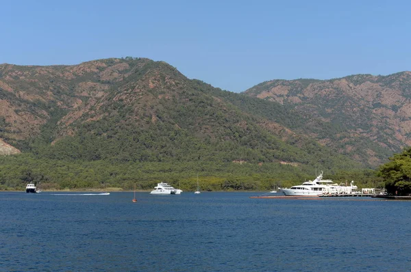 Marmaris Turecko Října 2019 Námořní Plavidla Zátoce Marmaris Turecko — Stock fotografie