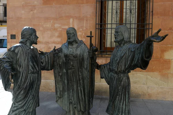 Elche Espagne Septembre 2018 Placa Santa Maria Autour Basilique Santa — Photo