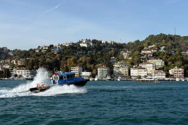 トルコのイスタンブール 11月3 2019 ボスポラス諸島の海上警察船 イスタンブール — ストック写真