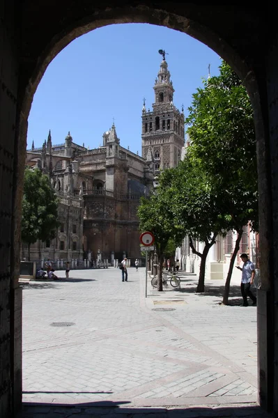 Seville Spain July 2011 Seville Cathedral Largest Gothic Cathedral Europe — Stock fotografie
