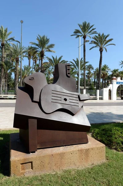 Elche España Septiembre 2018 Monumento Compositor Español Joaquín Rodrigo Parque — Foto de Stock