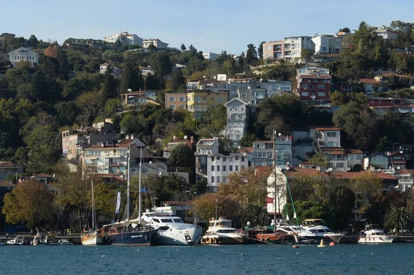 Istanbul Turquía Noviembre 2019 Vista Ciudad Estambul Desde Bósforo — Foto de Stock