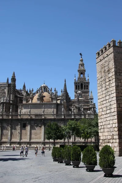 Seville Spain July 2011 Seville Cathedral Largest Gothic Cathedral Europe — Stock Fotó