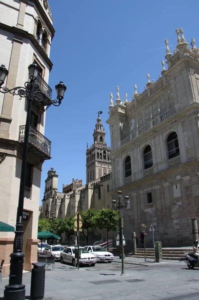 Seville Spanje Juli 2011 Kathedraal Van Sevilla Grootste Gotische Kathedraal — Stockfoto
