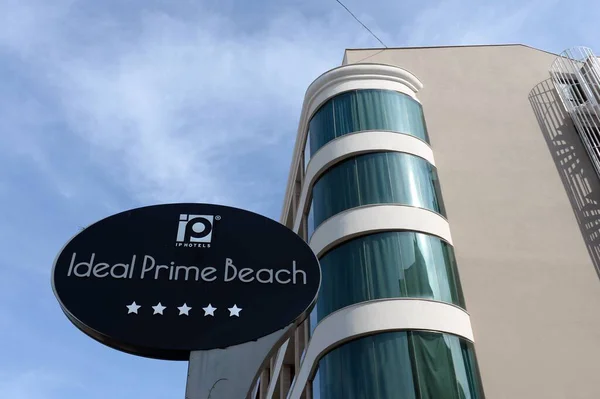 Marmarís Turquía Noviembre 2019 Ideal Prime Beach Hotel Jumhuriet Boulevard —  Fotos de Stock