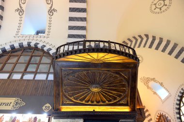 İSTANBUL, TURKEY - 3 Kasım 2019: İstanbul, Türkiye 'deki Mısır Çarşısı' nın bir parçası