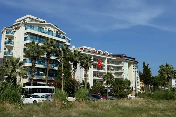 Marmaris Turquia Novembro 2019 Modern Hotels 209 Street Sea City — Fotografia de Stock