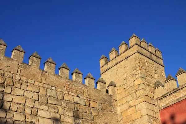 Seville España Julio 2011 Sevilla Alcázar Palacio Los Reyes Españoles — Foto de Stock