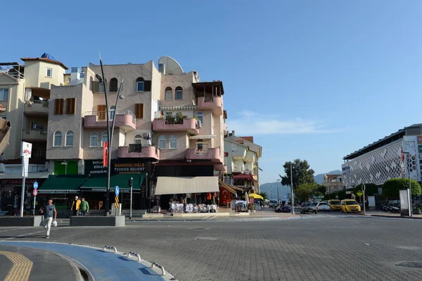 Marmaris Turkey November 2019 Kemal Boulevard Seyfettin Elgin Havsstaden Marmaris — Stockfoto