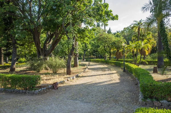 Parku Villa Giulia v Palermu; Itálie — Stock fotografie