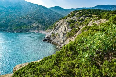 Dağ ve iz Golitsyn Novy Svet, Crimea içinde