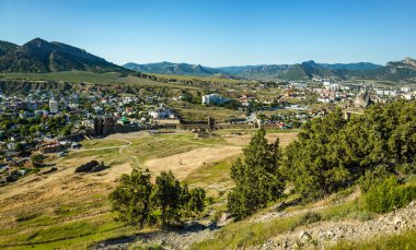 Sudak Manastırı dağların, Ceneviz Kalesi Panoraması