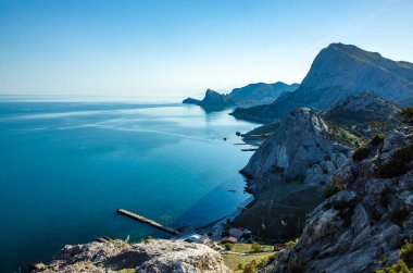Dağlar ve deniz, Sudak şehir üstleri görüntülemek