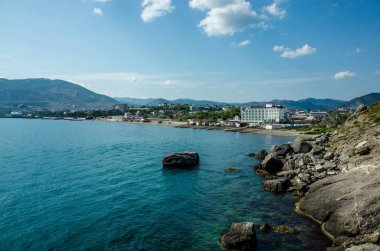 Mount Alchak, Crimea üzerinden Sudak şeridinin görünüm