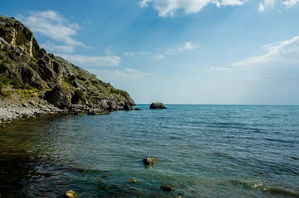 Zobrazit Poblíž Hory Alchak Sudak Krym — Stock fotografie