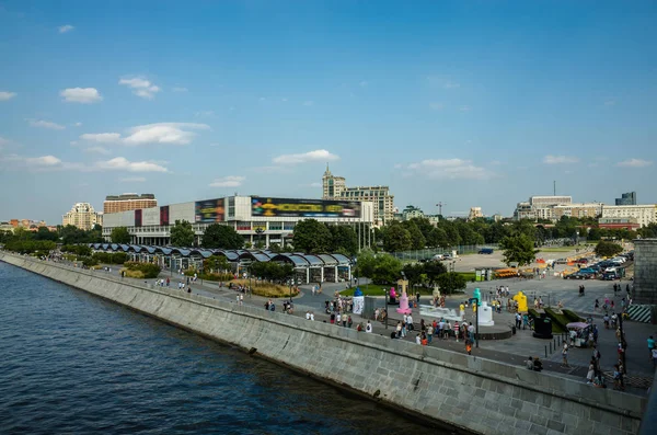 Bovenaanzicht Van Het Park Muzeon Moskou Rusland — Stockfoto