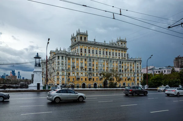 Building Leningradsky Prospekt Moscow Russia — Stock Photo, Image
