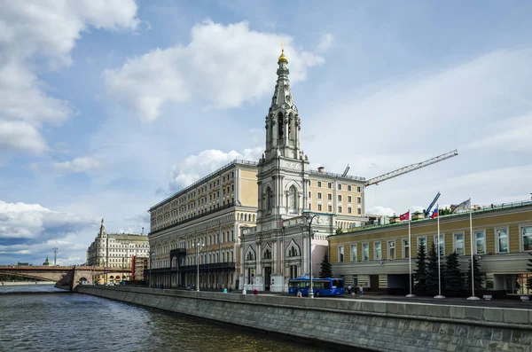 Embankment Church Sofia Middle Gardeners Moscow — Stock Photo, Image