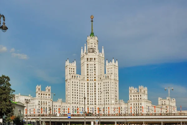 Moscow Russia June 2018 High Rise Building Kotelnicheskaya Embankment Architecture — Stock Photo, Image