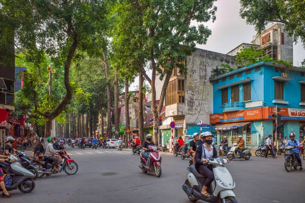 Chi Minh City Vietnam 2019 Április Városi Utcák Kávézók Üzletek — Stock Fotó