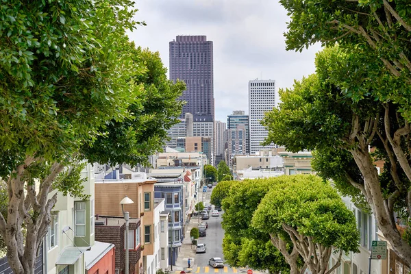 San Francisco Usa May 2018 Вид Красивий Міський Ландшафт Через — стокове фото