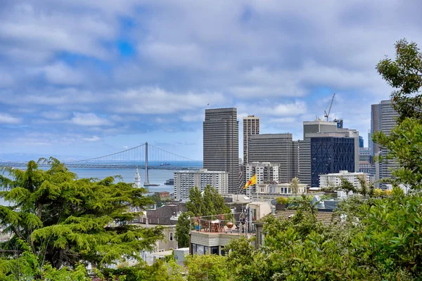 San Francisco Usa May 2018 Вид Красивий Міський Ландшафт Через — стокове фото