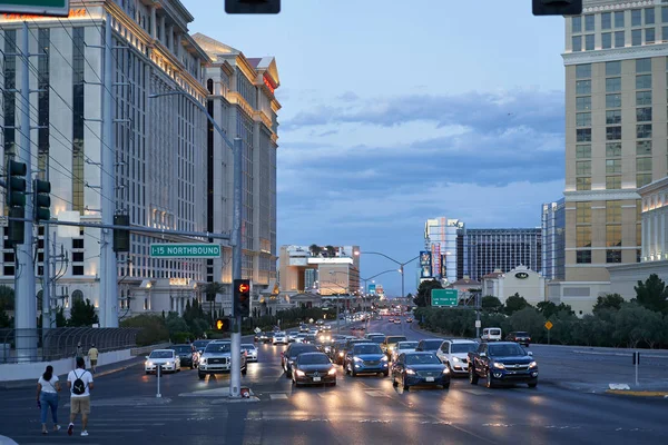 Las Vegas Nevada Usa May 2018 City Traffic Hub Hotel — Stok fotoğraf