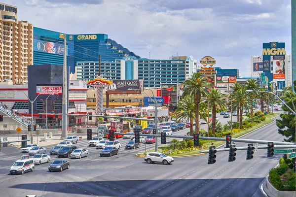 Las Vegas Nevada Egyesült Államok Lehet 2018 Városi Utcák Közlekedés — Stock Fotó