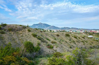 Dağlık bölgede bitki örtüsü, Sudak Bölgesi, Kırım Cumhuriyeti