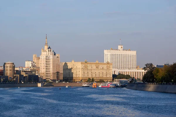 Moscow Russia September 2019 Moscow River View Historic City Center — Stock Photo, Image