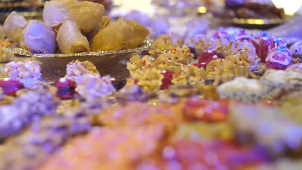 Special Sweets Henna Celebration Diwali Sweets — Stock Video