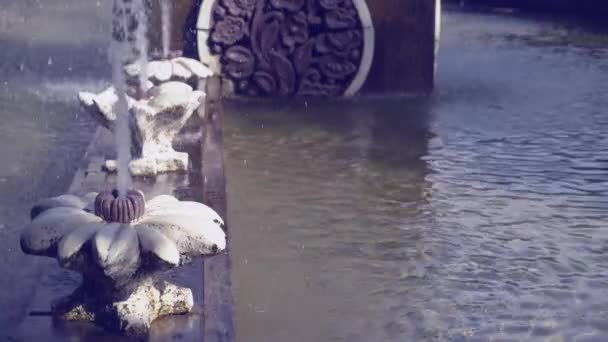 Aqua em obras de água — Vídeo de Stock