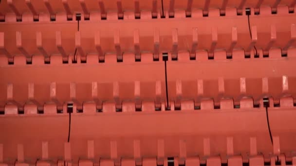Conveyor movement, for background — Stock Video