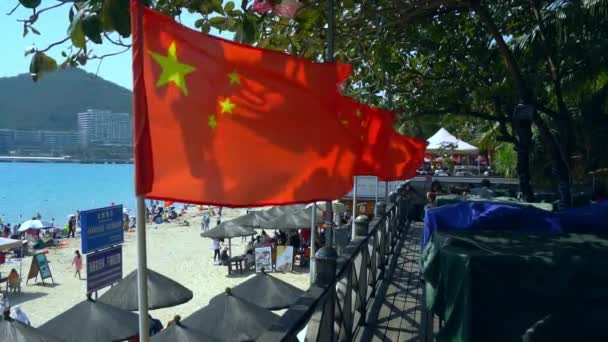 Minsta och sydligaste provinsen turistattraktion i Kina — Stockvideo