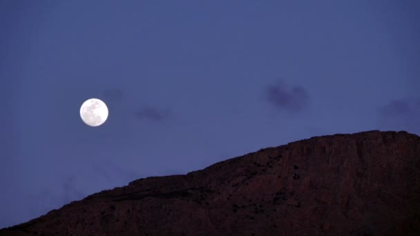 Luna en timelapse — Vídeo de stock