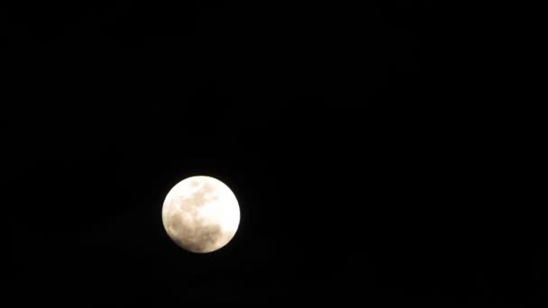 Lune montante timelapse — Video