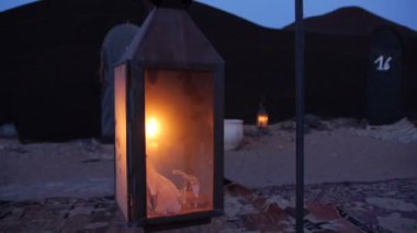 Sahara bir Berber kampında içinde 