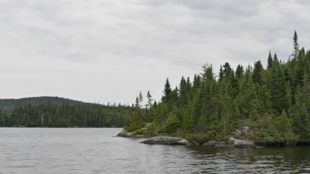 Jezero v Otntario - Kanada — Stock video