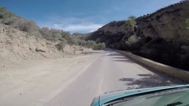 Marokkó Paradaise völgyben található az Atlasz hegység vezetés — Stock videók