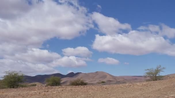 Zandweg in Marokko Time lapse — Stockvideo